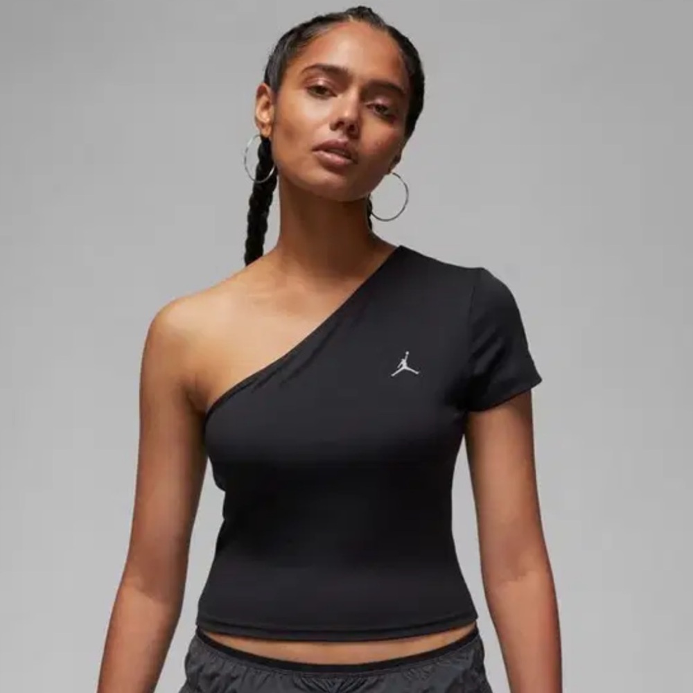 Nike Women's Black One-Shoulder Top